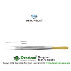 Diam-n-Dust™ Gerald Micro Suturing Forcep Stainless Steel, 18 cm - 7" Tip Size 1.0 mm